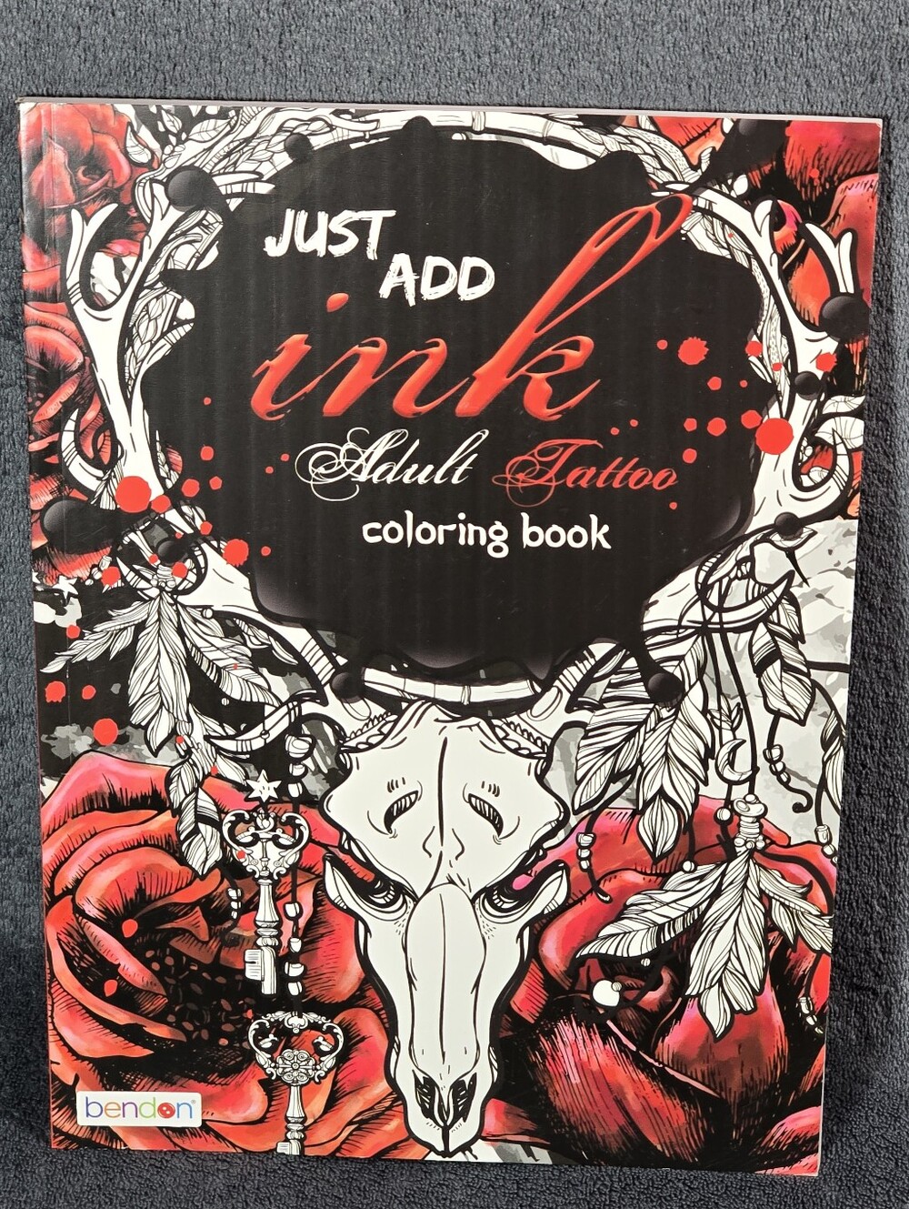 Just Add Ink Adult Tattoo Coloring Book